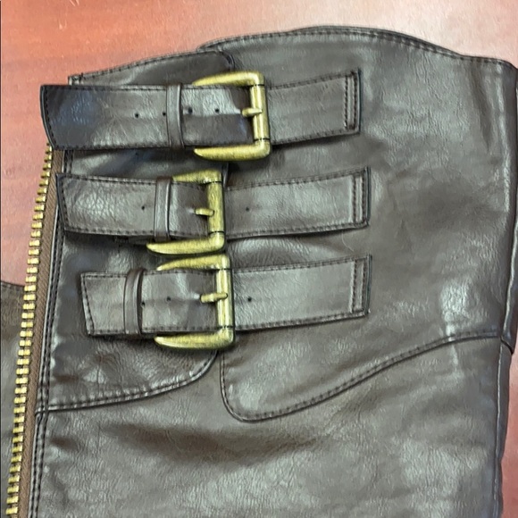 LAST CHANCE..Madden girl brown knee high boots - Picture 2 of 6